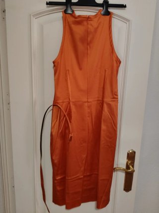 Vestido Angel Schlesser Naranja Talla M