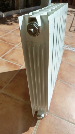 2 Radiadores de Aluminio Blancos