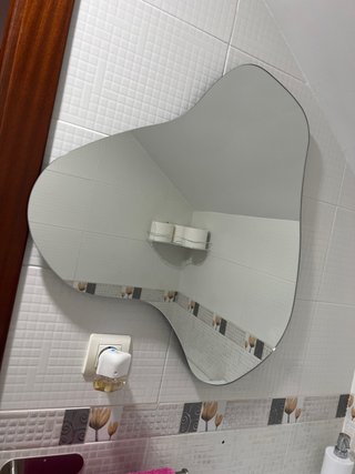 Espejo de diseño irregular