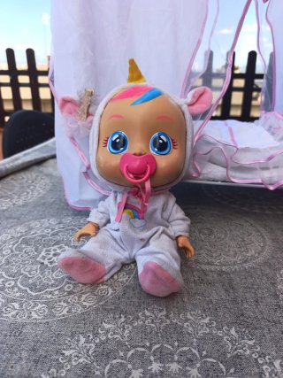 Muñeca Bebés Llorones Unicornio