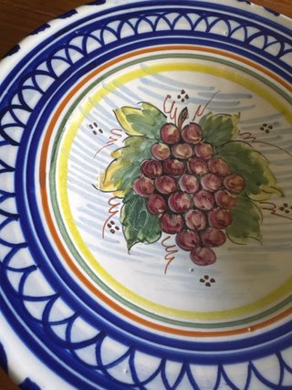 Plato decorativo cerámica Puente del Arzobispo
