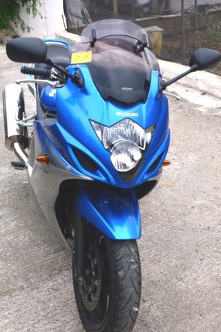 Suzuki GSX650F Azul/Plata