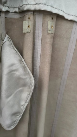 Vestido abrigo piel Ibana beige