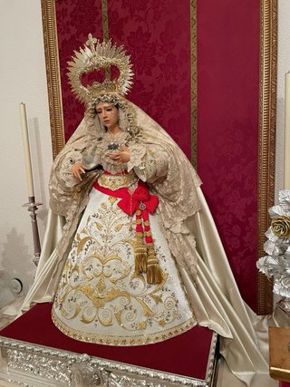 Manto Virgen Dolorosa Reversible