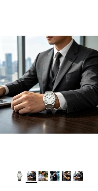 Reloj Mecánico Automático Plata