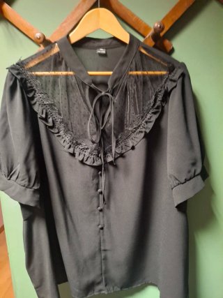 Blusa Estampada Rayas Geométricas Talla 4XL