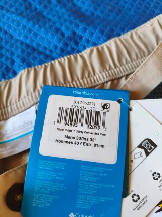 Pantaloni Columbia uomo beige