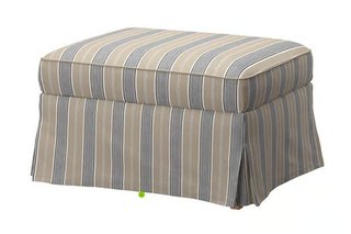 Fodera poggiapiedi EKTORP Karlshov beige