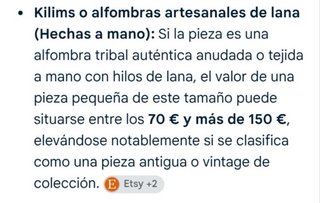 Alfombra Persa Vintage Lana