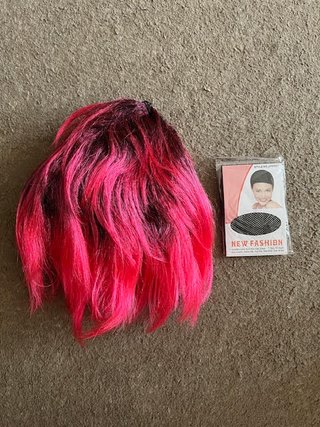 Peluca Punk, Rockera, Glam, Gótica para Halloween