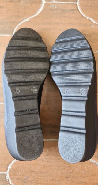 Zapatos Piel Azul Talla 38