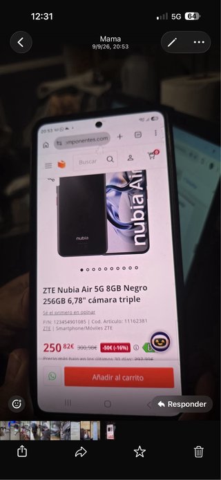 ZTE Nubia Air 6.78 AMOLED 5000mAh IP68