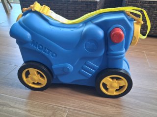 Maleta infantil Molto MOTO azul y amarilla