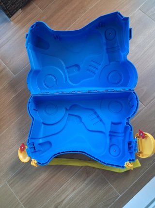 Maleta infantil Molto MOTO azul y amarilla