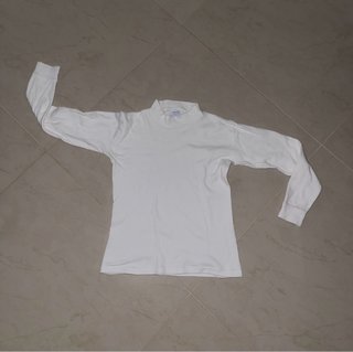 Lupetto bianco a collo alto