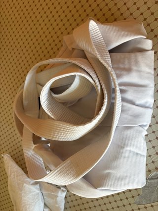 Kimono Mugendo 150cm (casaca, pantalón y cinturón)