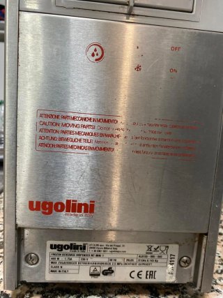 Granizadora Ugolini ( engranajes rotos)