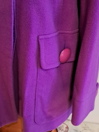 Chaquetón mujer morado