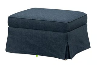 Fodera poggiapiedi EKTORP Kilanda blu scuro IKEA