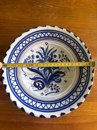Plato decorativo cerámica Puente del Arzobispo
