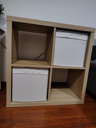 Mueble Modular Ikea Madera y Tela