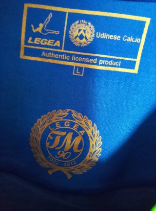 Tuta calcio Udinese LEGEA blu e lime