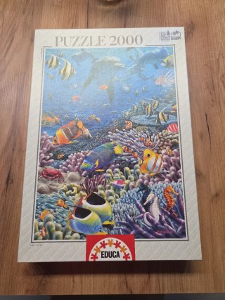 Puzzle Educa 2000 Piezas Mundo Marino