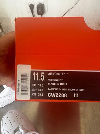 Nike Air Force 1 '07 Triple White Talla 45.5