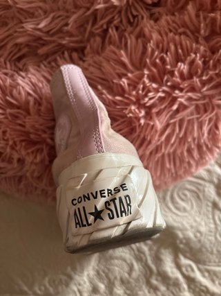 Converse plataforma rosas