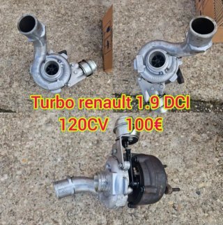Turbo Renault 1.9 dCi 120CV