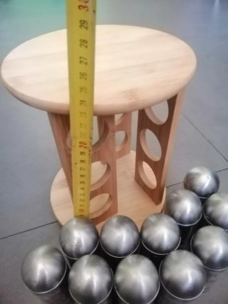 Especiero giratorio de madera