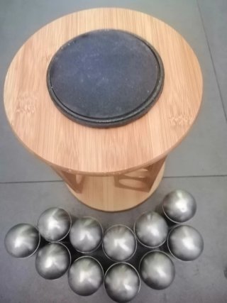 Especiero giratorio de madera