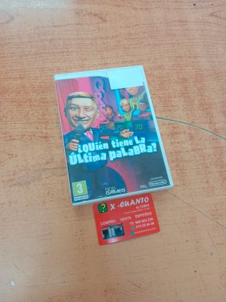 JUEGO N WII ¿ QUIÉN TIENE LA ÚLTIMA PALABRA ?
