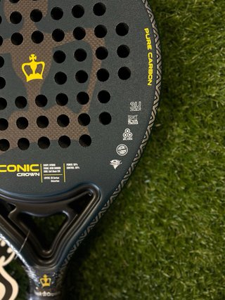 Pala de pádel Black Crown Iconic 2026