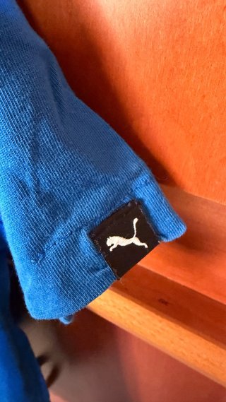 Camiseta PUMA niño manga corta azul T. 8