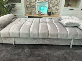 Sofá Cama Gris 210cm Clic-Clac