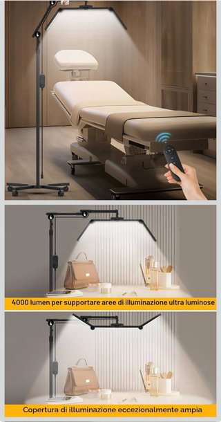 Lampada ciglia Led Estetica Flessibile 40W