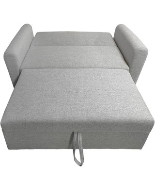 Sofá Cama 2 Plazas Tela Gris