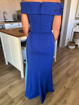 Vestido de fiesta azul