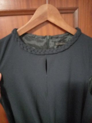 Mono Zara Talla M Verde Oscuro