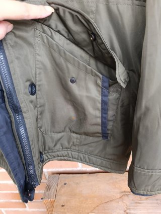 Abrigo SMOKIE verde talla xl