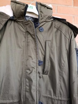 Abrigo SMOKIE verde talla xl
