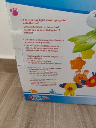 Móvil Cuna Bebé con Música y Luces