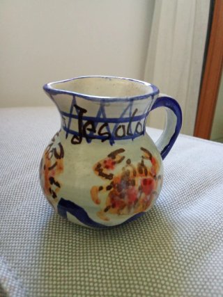 Brocca souvenir con disegno granchio