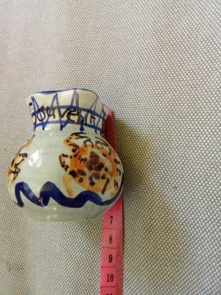 Brocca souvenir con disegno granchio