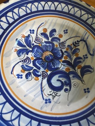 Plato decorativo cerámica Puente del Arzobispo