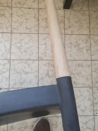 Silla comedor Wishbone negra y madera