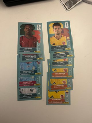 8 Cromos Panini WorldCup 2026 Grupo K