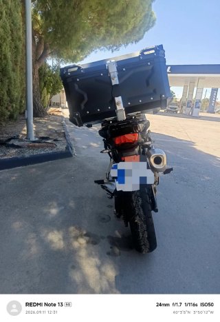 BMW 750 GS 2020 Negra y Plata
