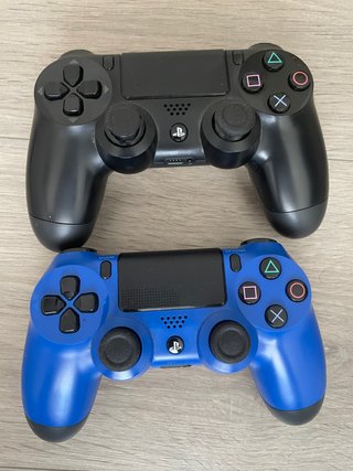 Mandos PS4 (PlayStation 4) Negro y Azule